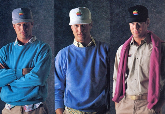 Не поверите, но в 1986 году Apple продавала одежду, выглядит стильно даже сегодня